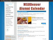 Tablet Screenshot of msudenver.com